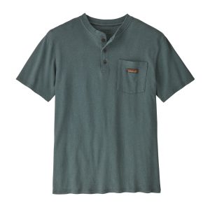 Remera Work Henley Pocket Hombre