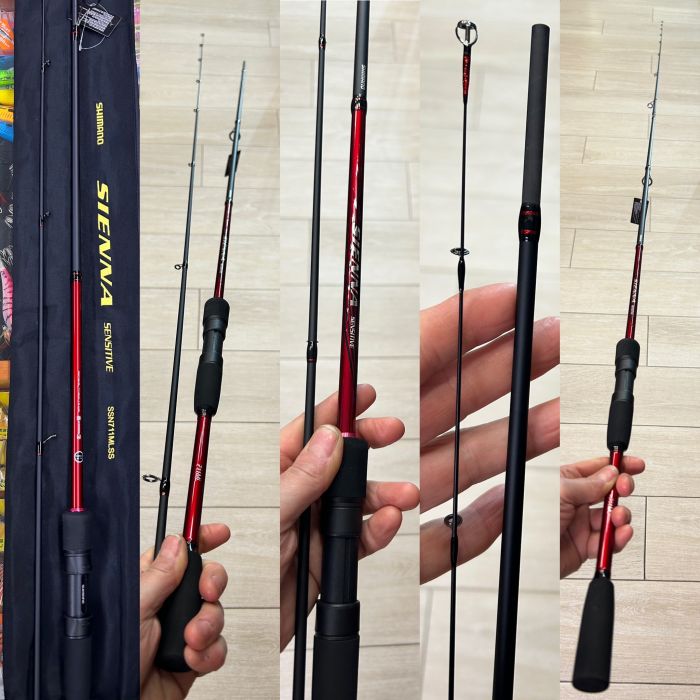 CAÑA SHIMANO SIENNA SPINNING SENSITIVE 711ML 2,41MT 3-15GR «SPINNING LIGERO»