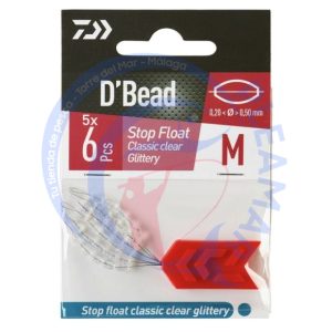 DAIWA D’Bead Stop Float Classic Clear Glittery