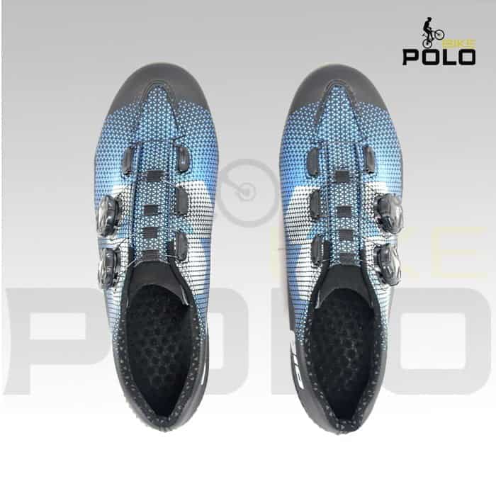 Zapatillas ciclismo mtb KR1 Negro Azul Ruta SIO - Imagen 5